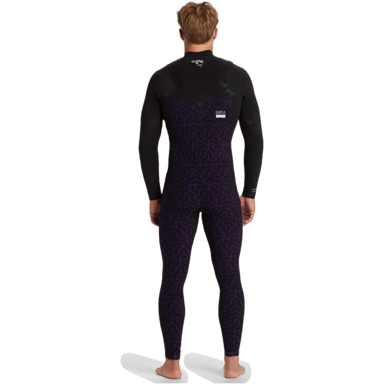 2025 Billabong Heren Furnace Natural 5/4mm Borst Ritssluiting Wetsuit ABYW100260 - Black